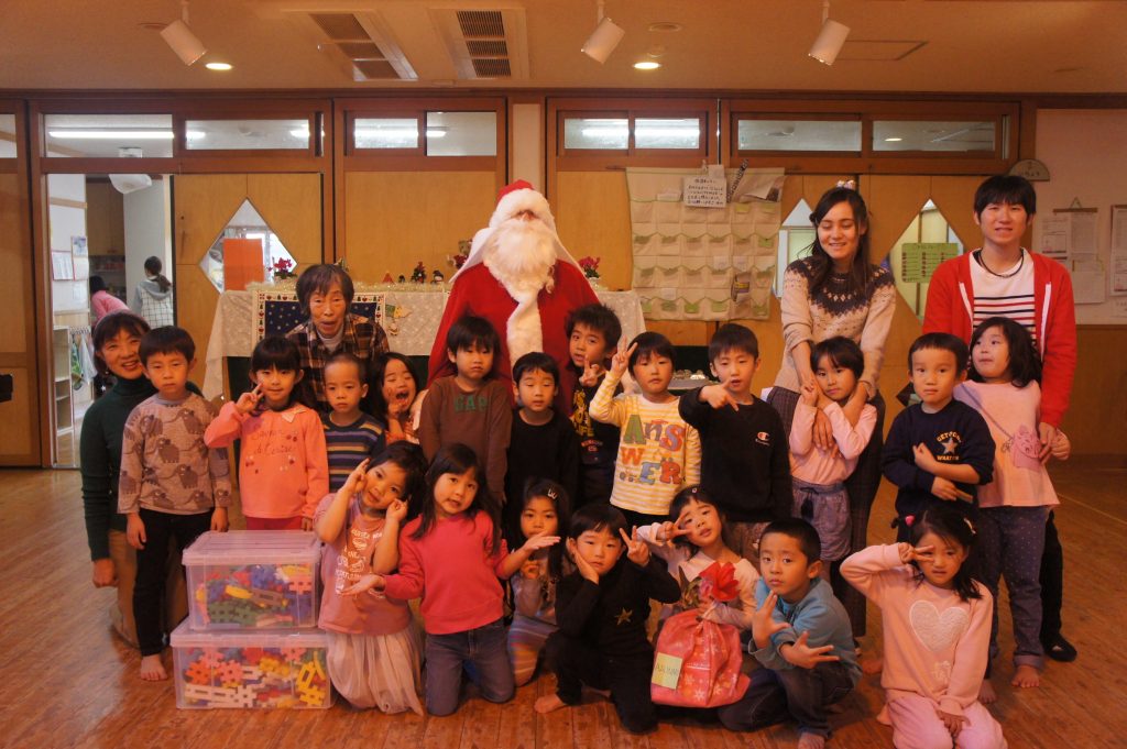 所沢市にある、あかね保育園で行われたクリスマス会の画像
